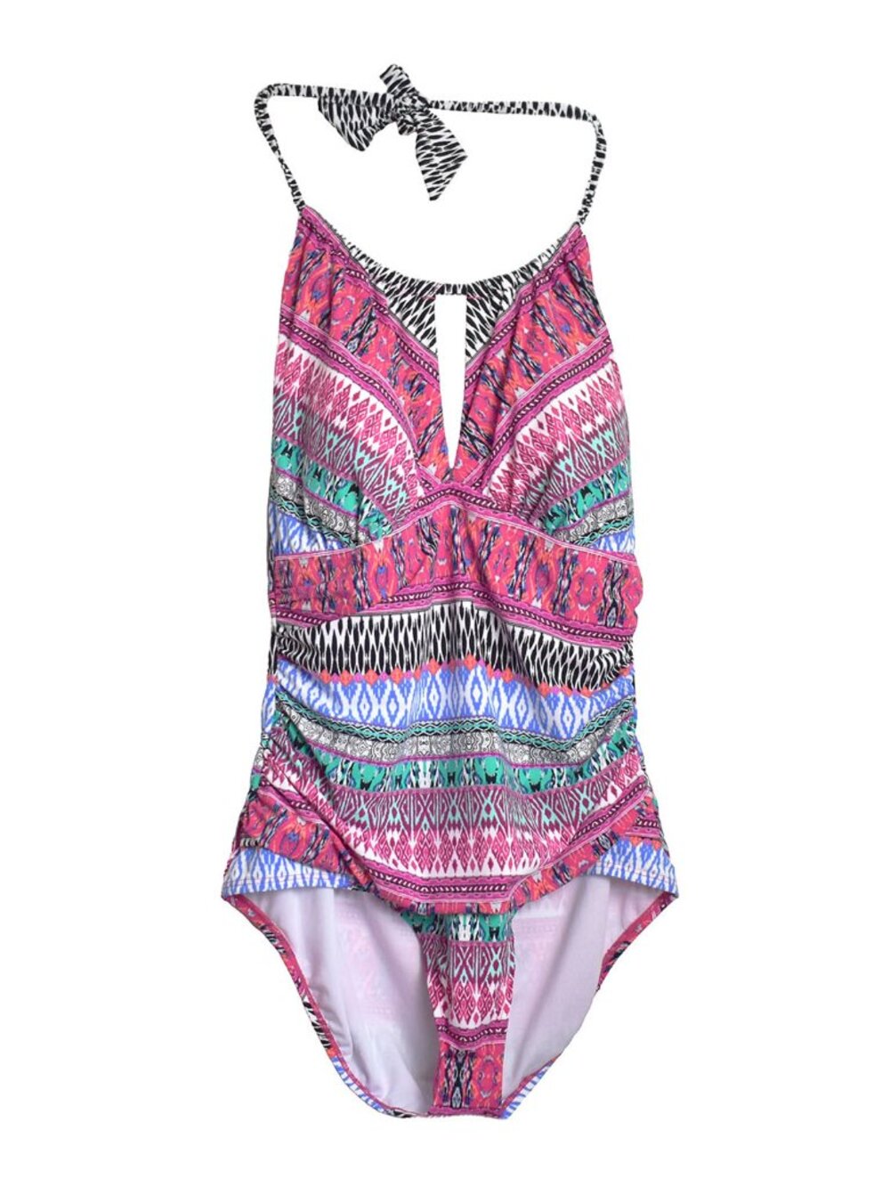 Kenneth Cole Women's Swimsuit Riviera High Neck One Piece Tummy Control Size 1X - Picture 4 of 7